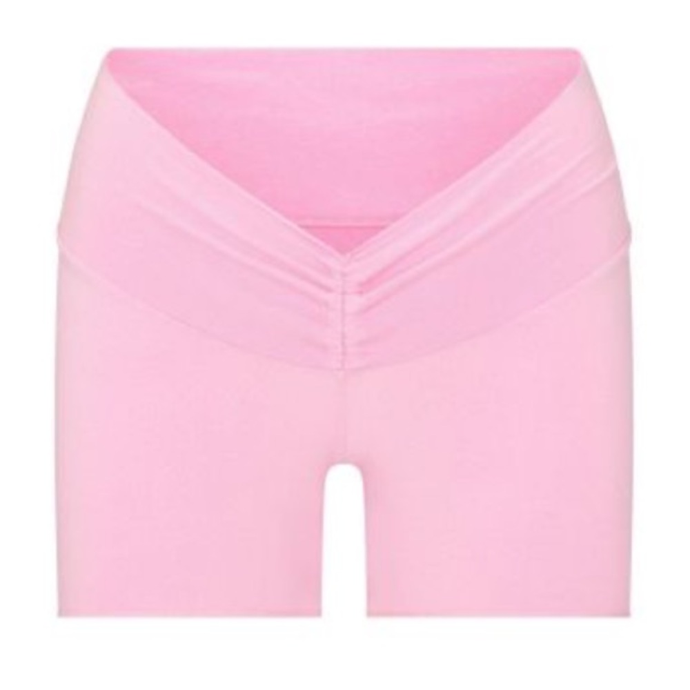💗 SKIMS Cotton Twist Short COLOR: Cotton Candy SIZE LARGE Cute & Sexy! NWT & Bag